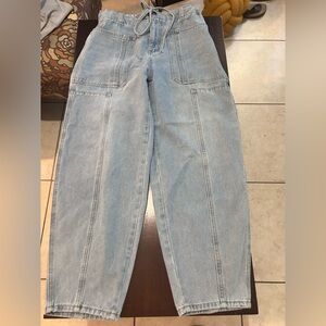 Baggy Light Blue Denim Jeans,